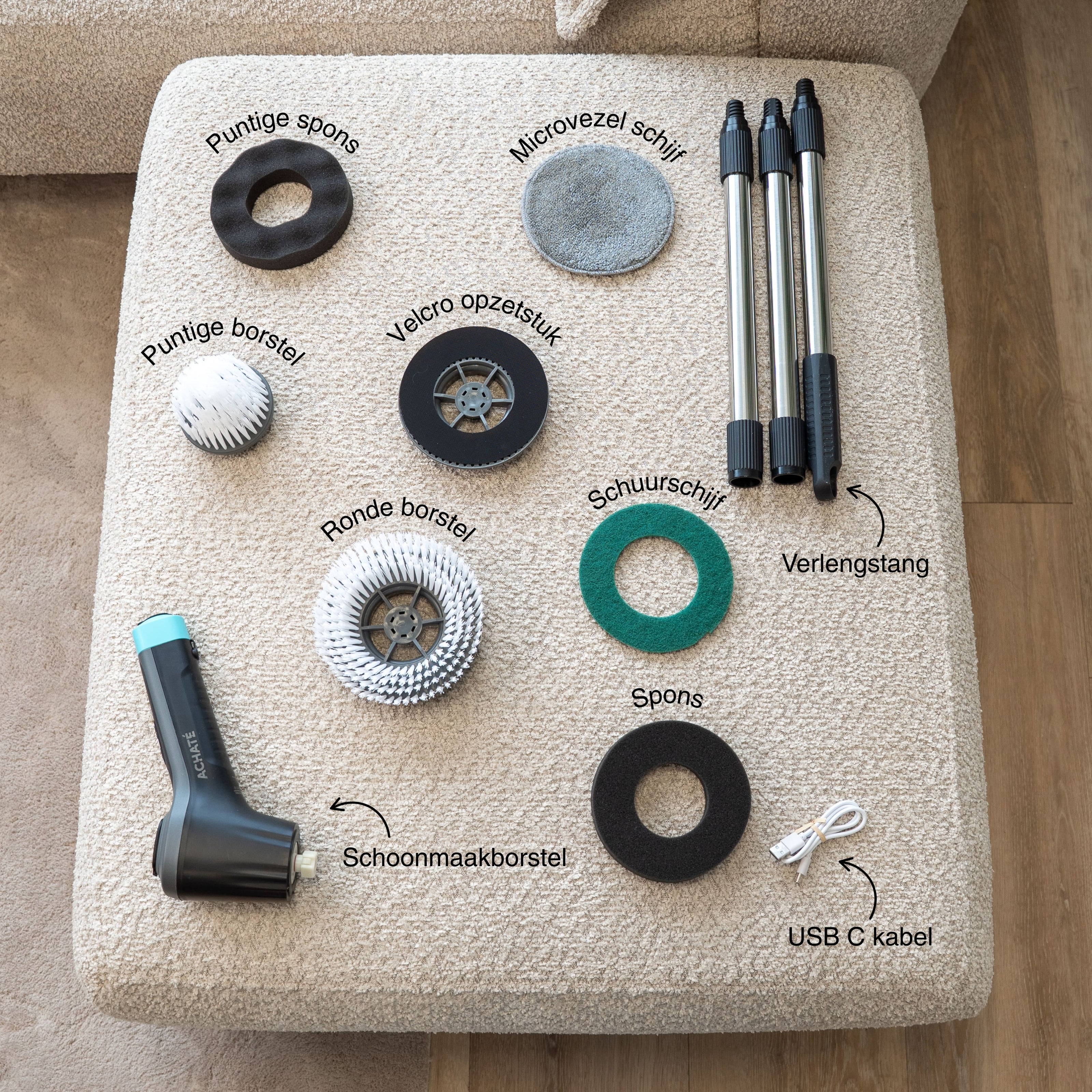 Achaté Electric Cleaning Brush