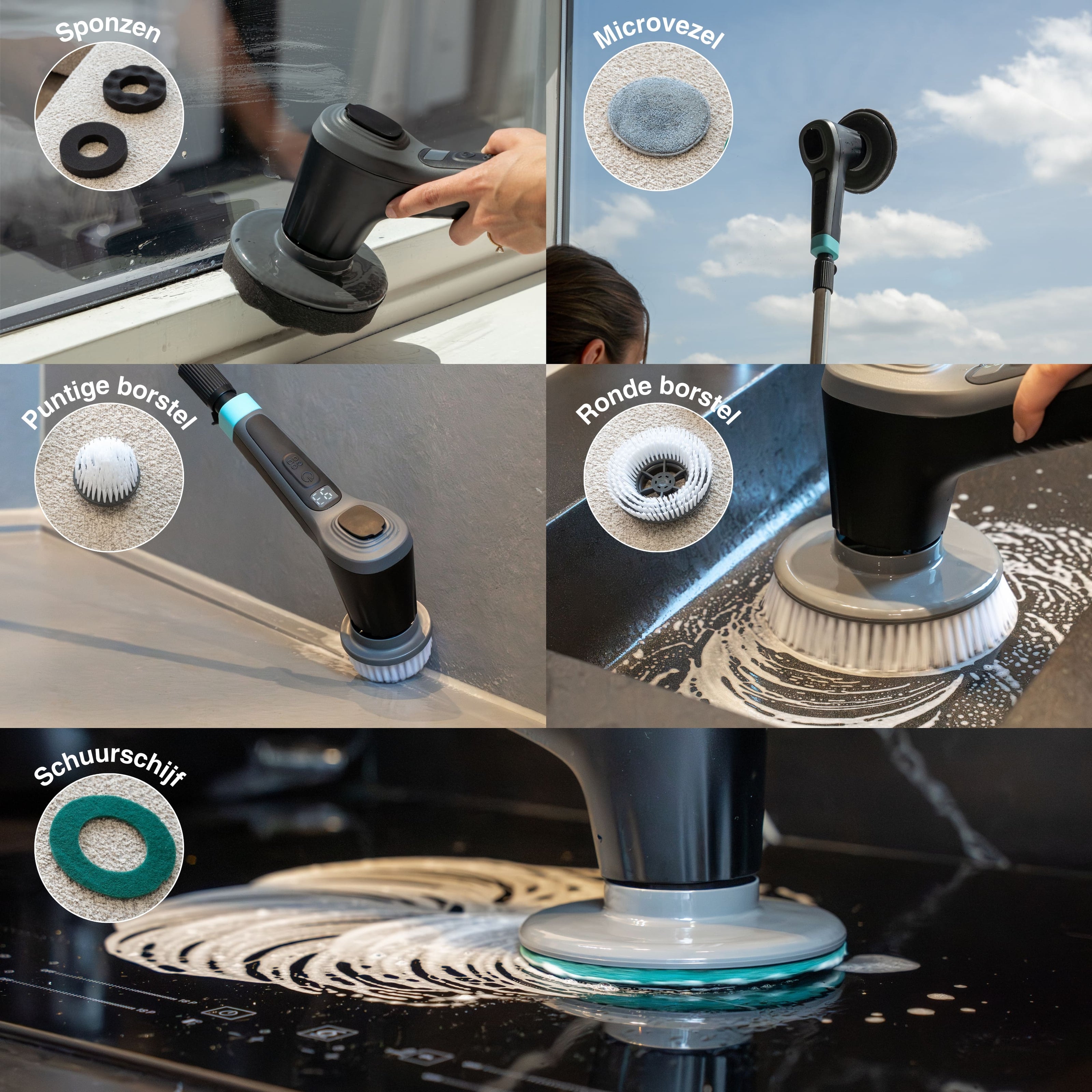 Achaté Electric Cleaning Brush