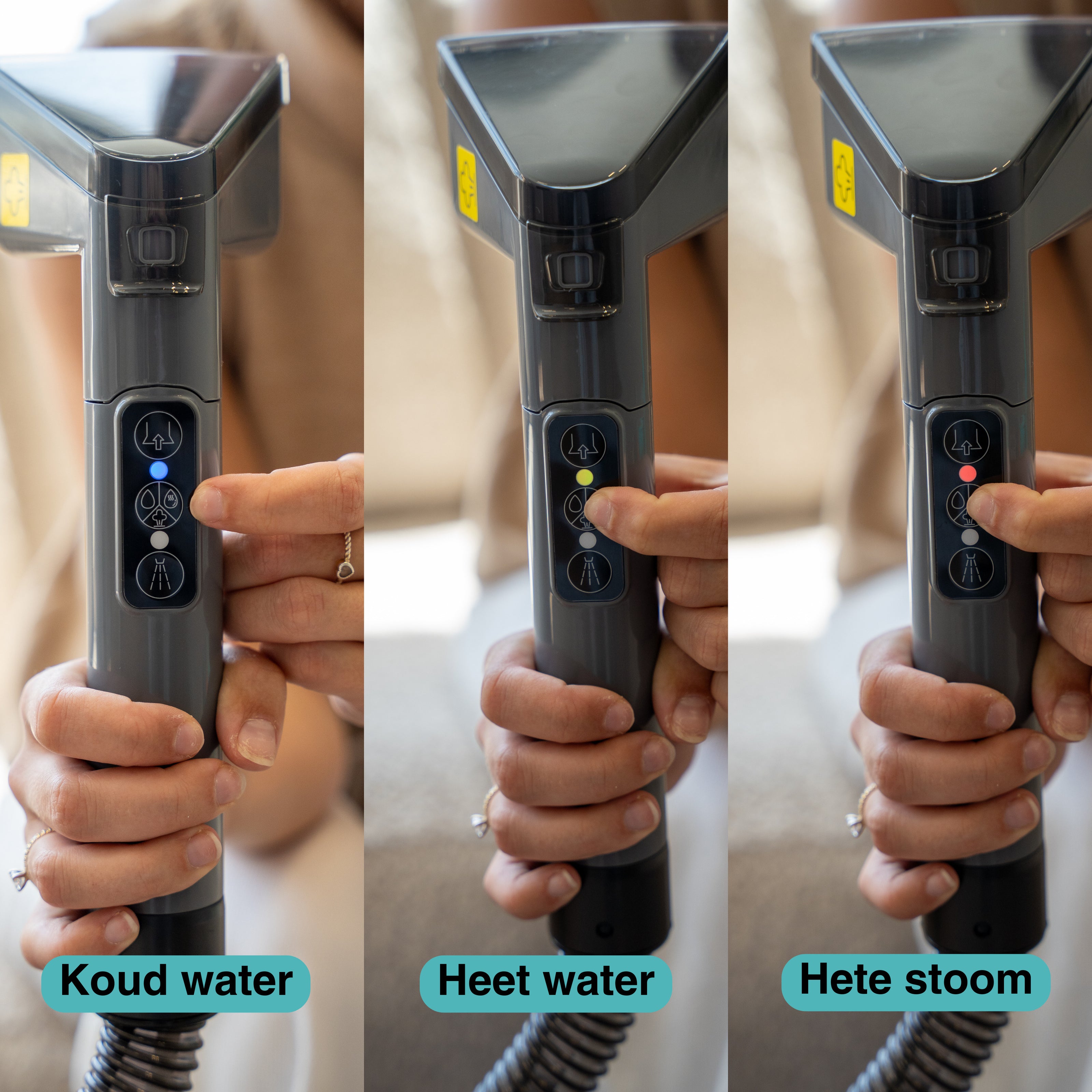 Achaté Vlekkenreiniger PRO met Stoom & Heet water