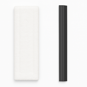 Achaté Electric Window Wiper - Microfiber Cloth & Silicone Lip