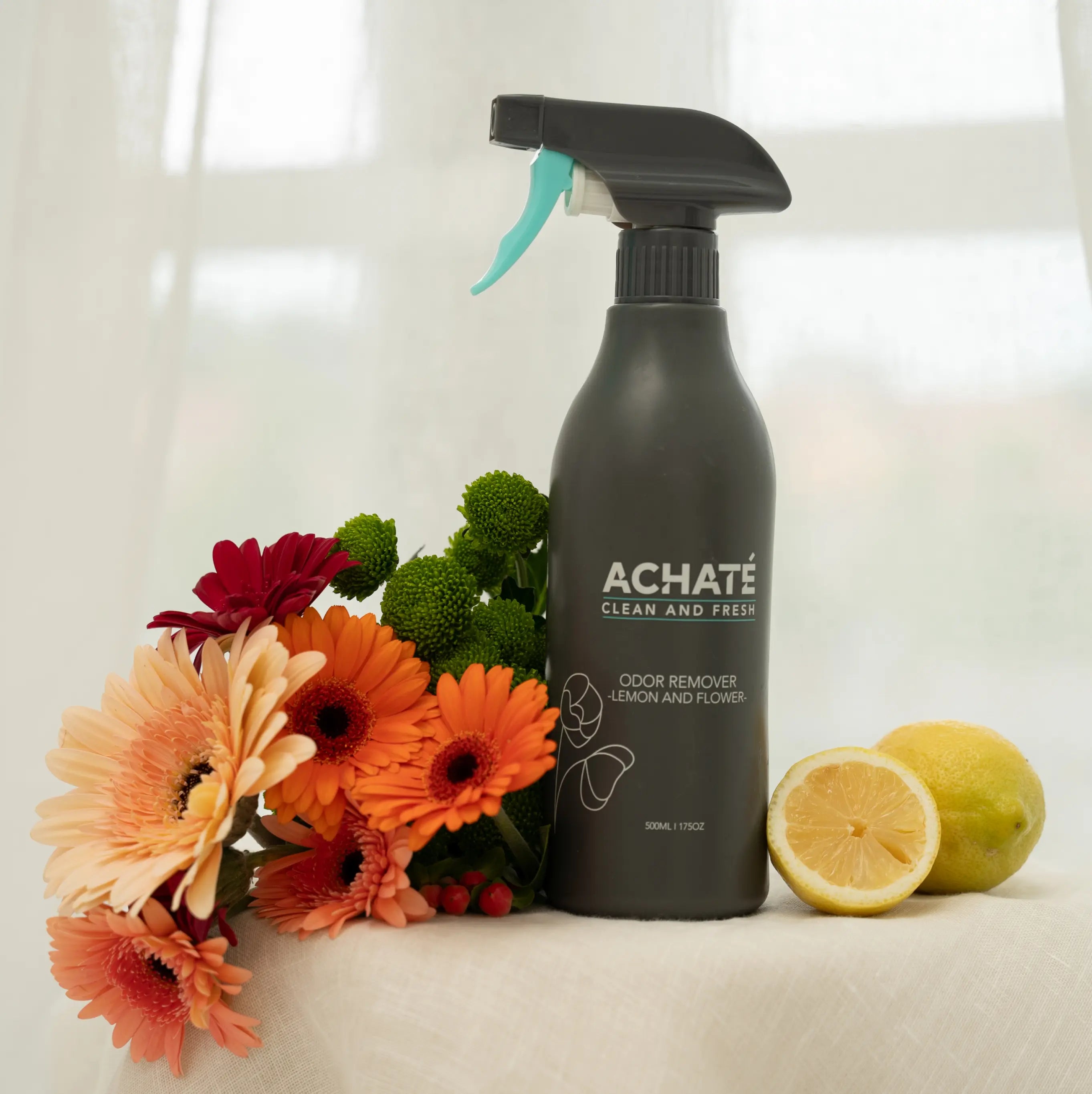 Achaté Nettoyant pour taches - Nettoyant pour tapis - Spray - Parfum lavande - 473 ml