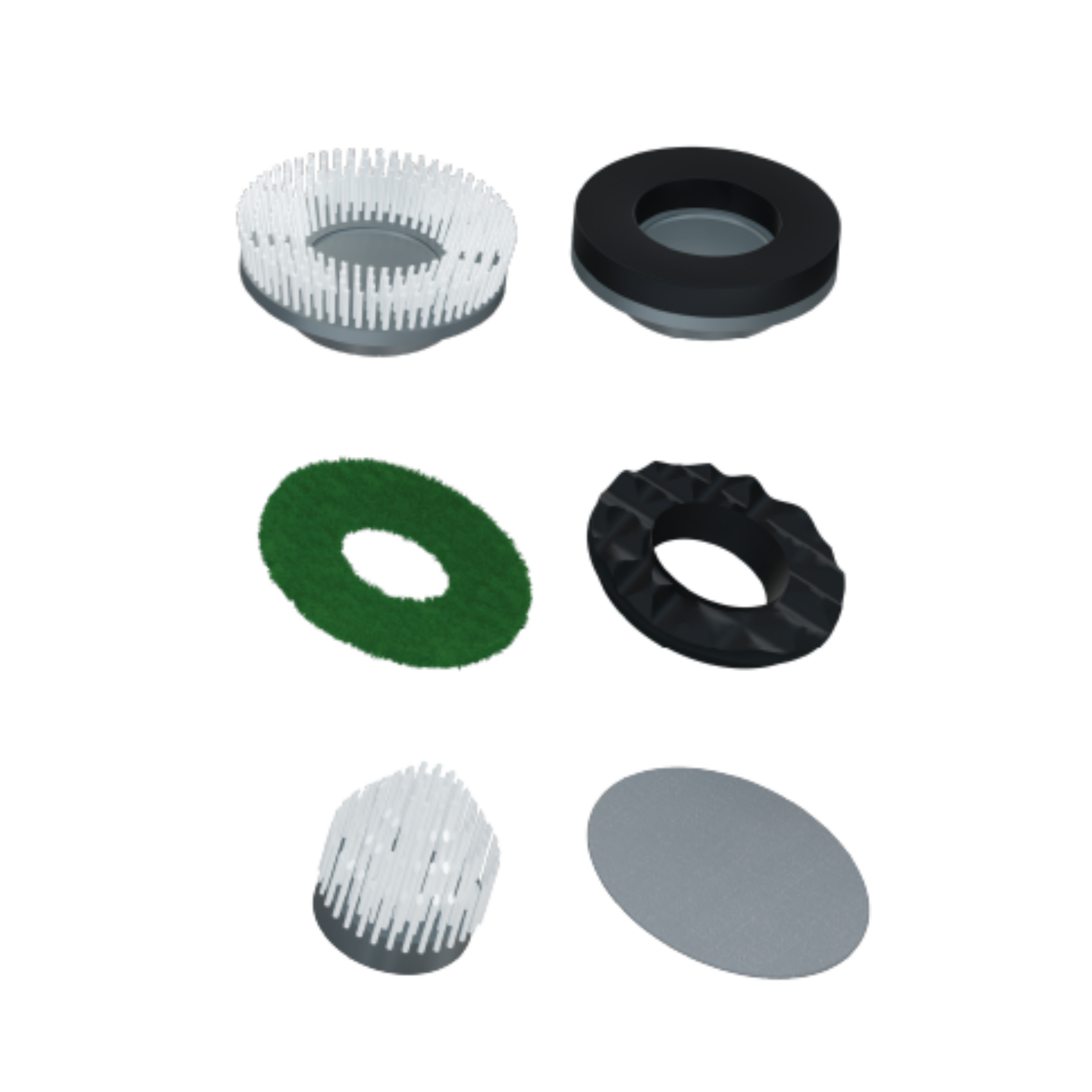 Achaté Electric Cleaning Brush - Extra Brushes