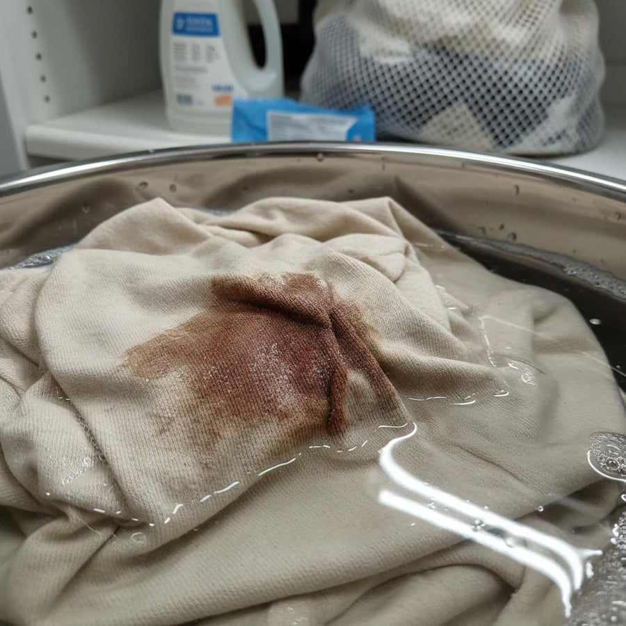 vlekken uit kleding verwijderen