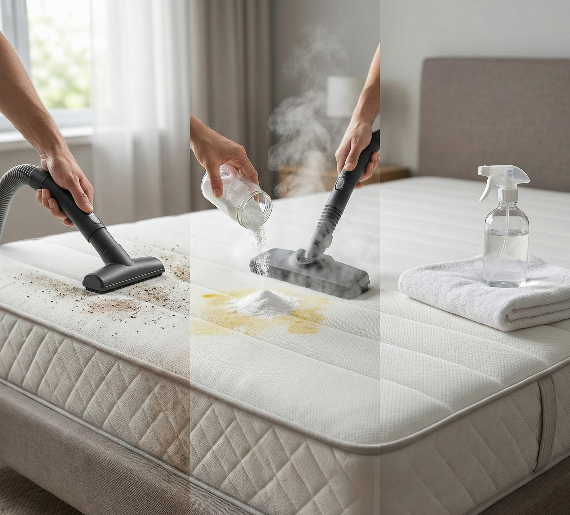 methodes om je matras te reinigen