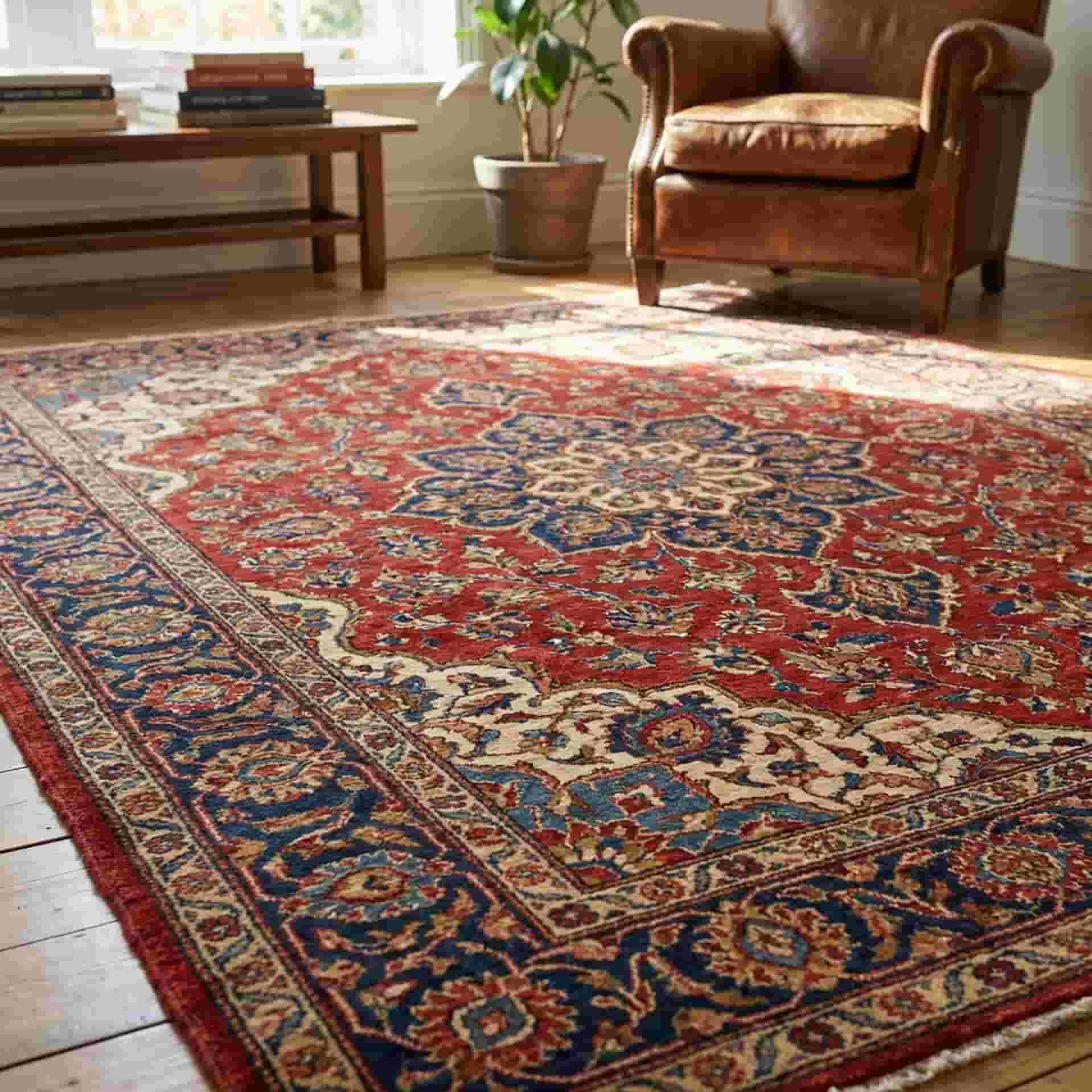 een perzisch tapijt om te reinigen