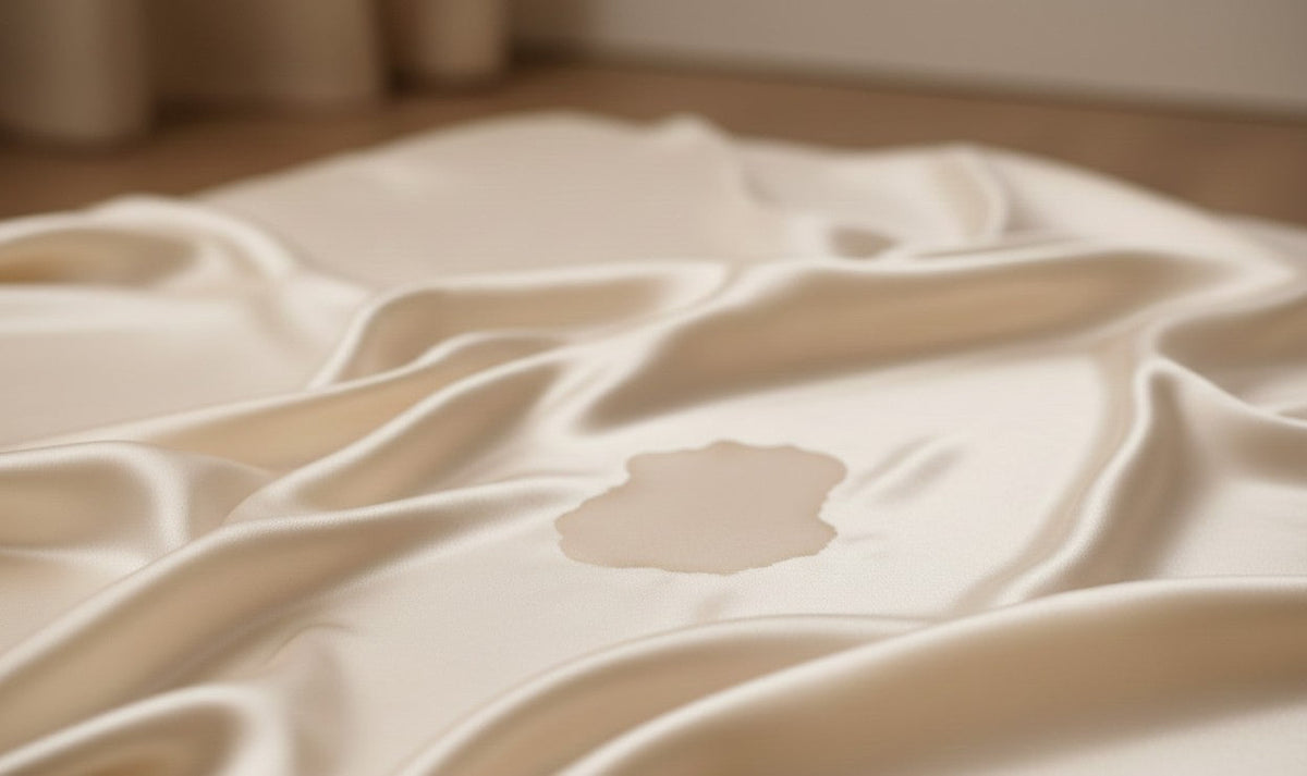 removing a stain from satin