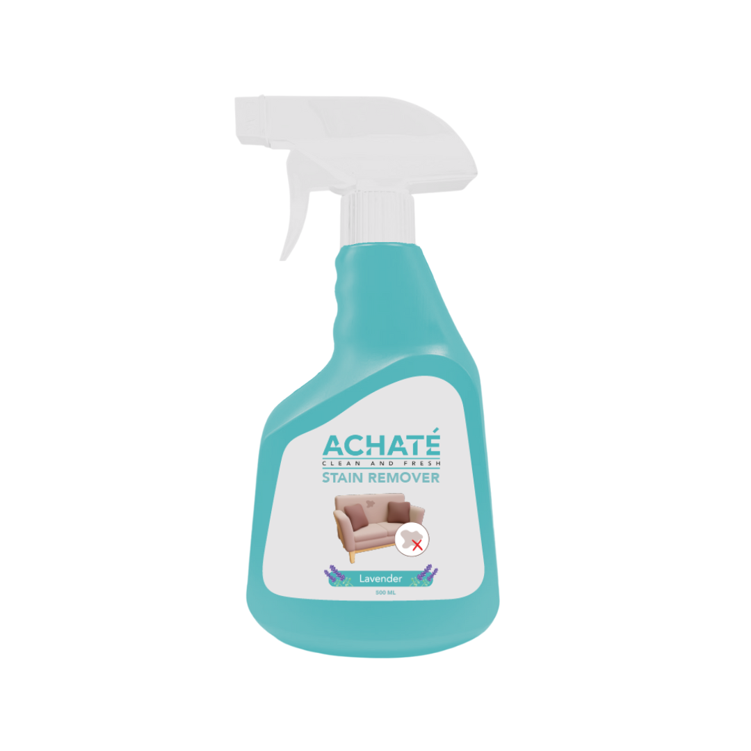 Achaté Nettoyant pour taches - Nettoyant pour tapis - Spray - Parfum lavande - 473 ml