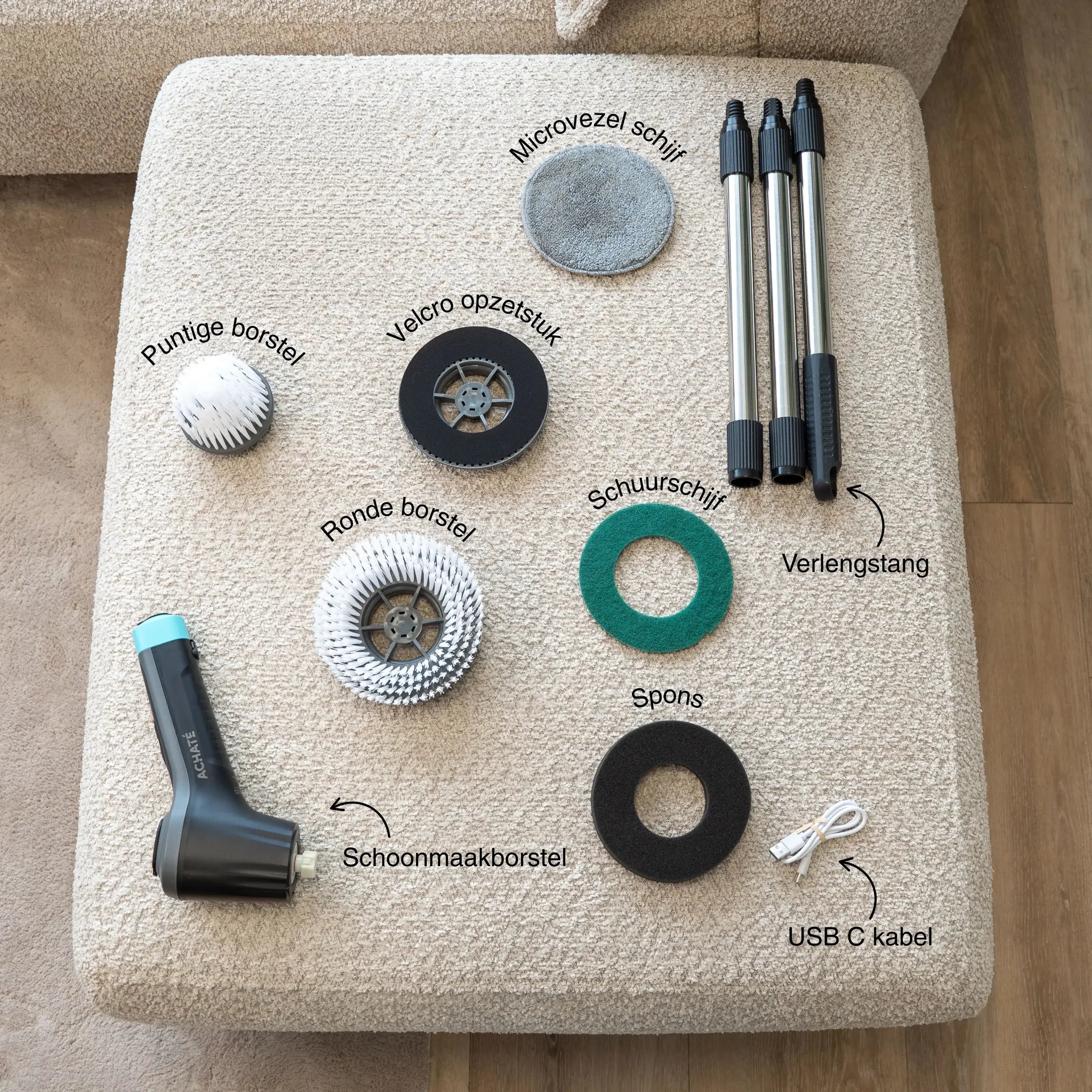 Achaté Electric Cleaning Brush