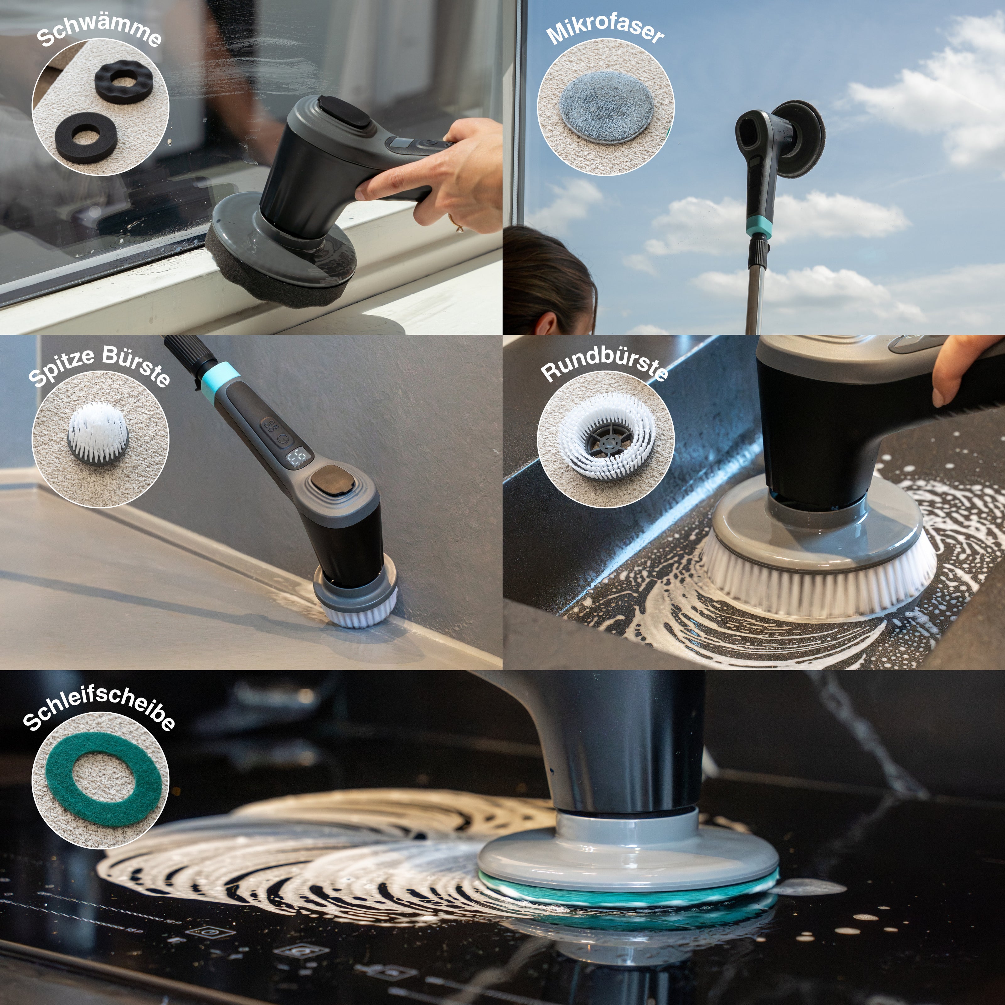 Achaté Elektrische Reinigungsbürste