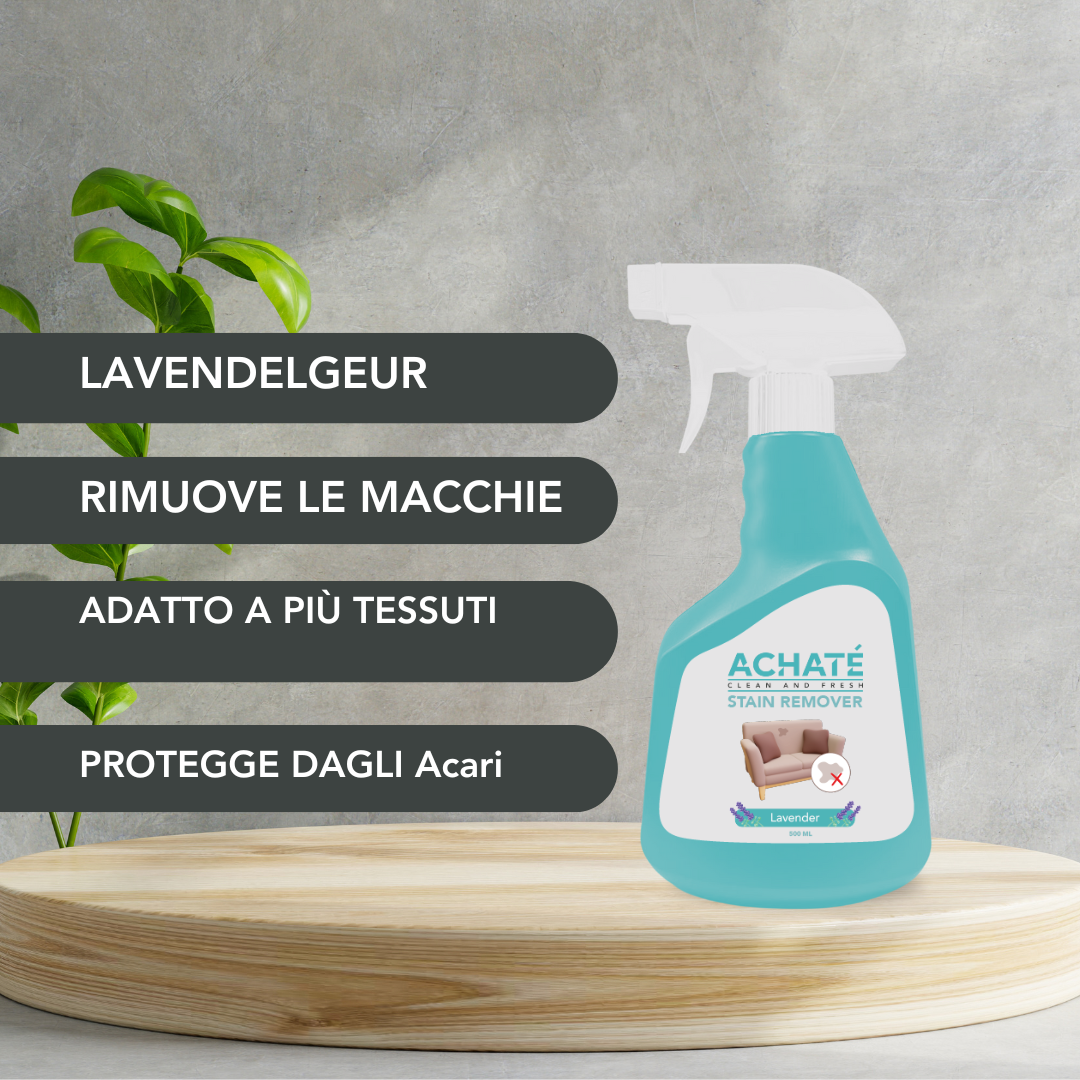 Achaté Stain Cleaner - Carpet Cleaner - Spray - Lavender Scent - 500ml