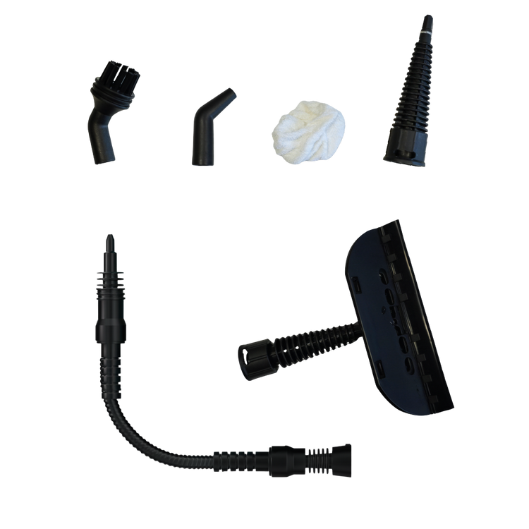 Achaté Handheld Steam Cleaner - Extra Attachments