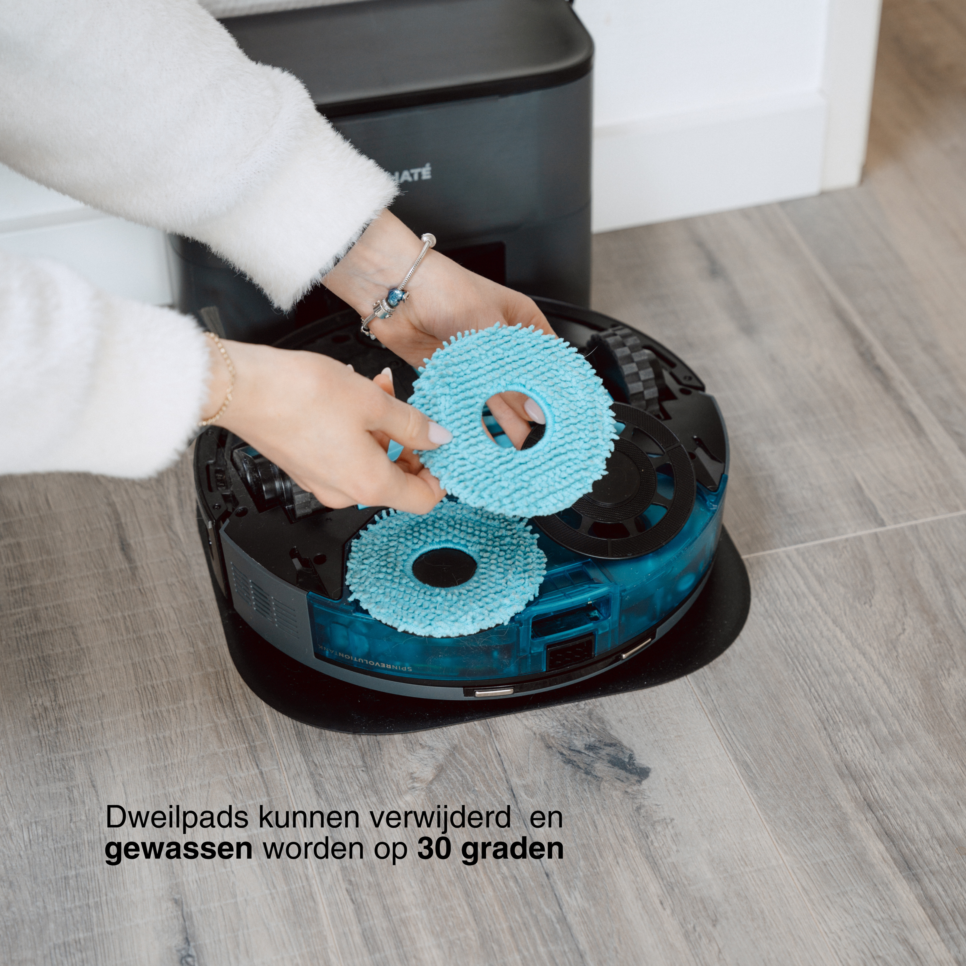 Achaté Robotstofzuiger met dweilfunctie