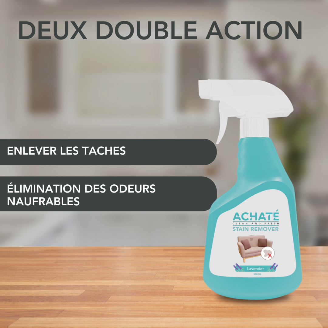 Achaté Stain Cleaner - Carpet Cleaner - Spray - Lavender Scent - 500ml