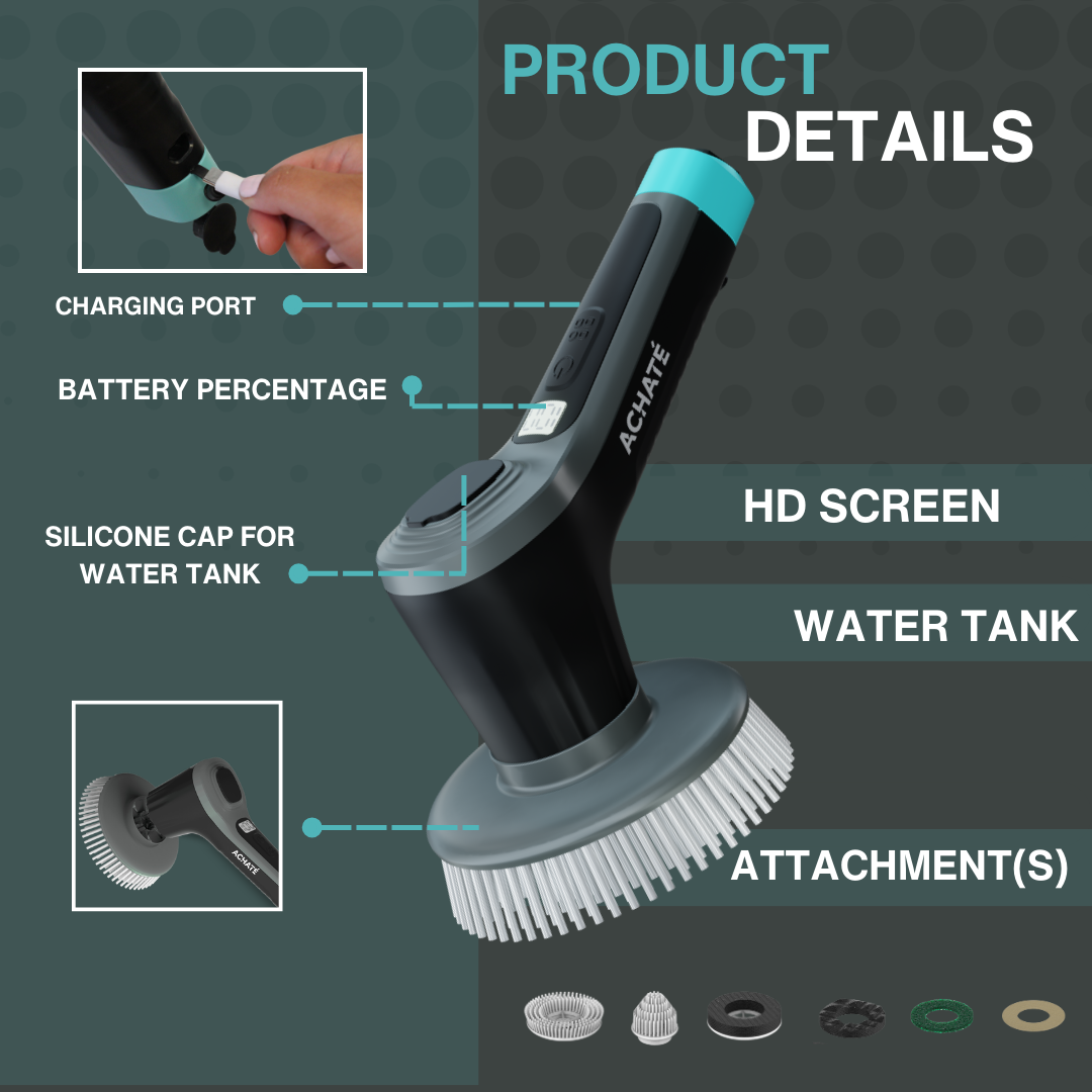 Achaté Electric Cleaning Scrubber