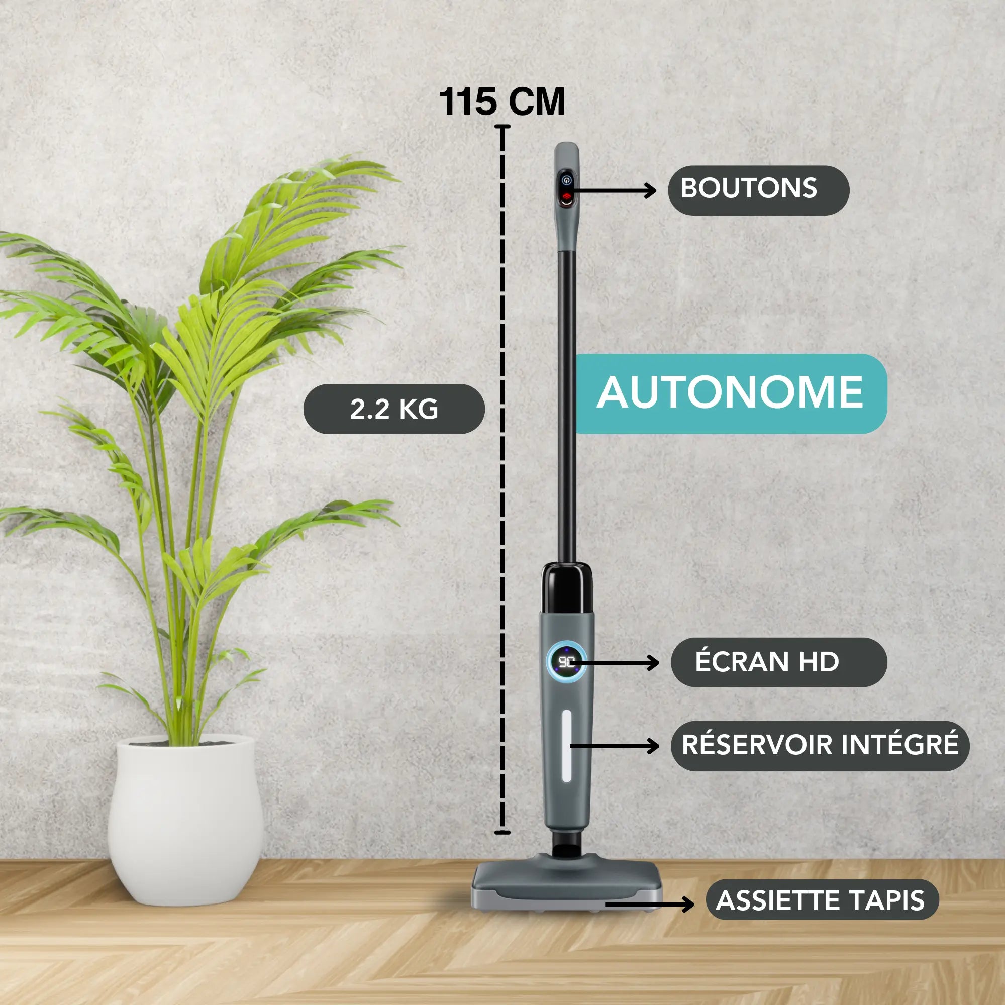 Achaté Steam Mop