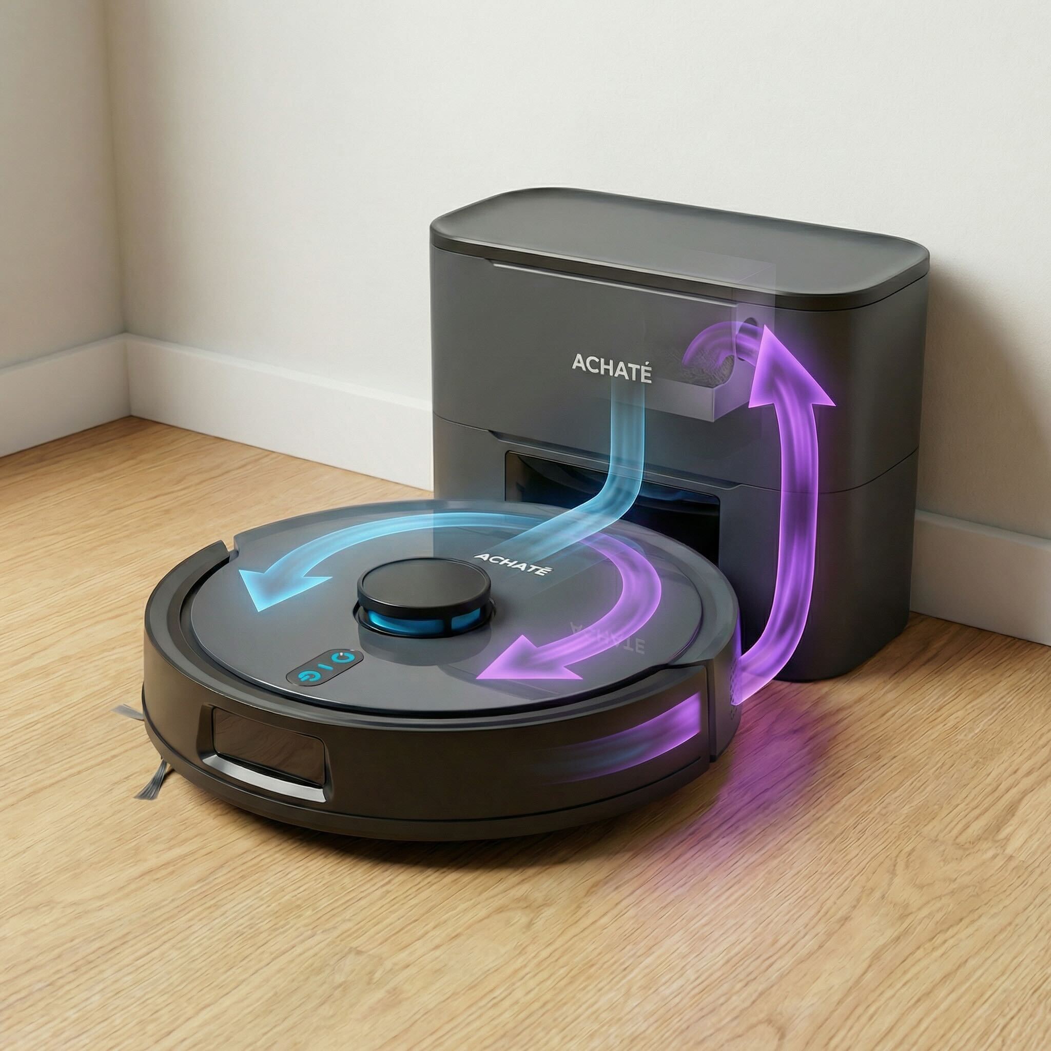 Achaté Saugroboter mit Wischfunktion