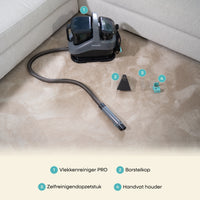 Achaté Vlekkenreiniger PRO met Stoom & Heet Water