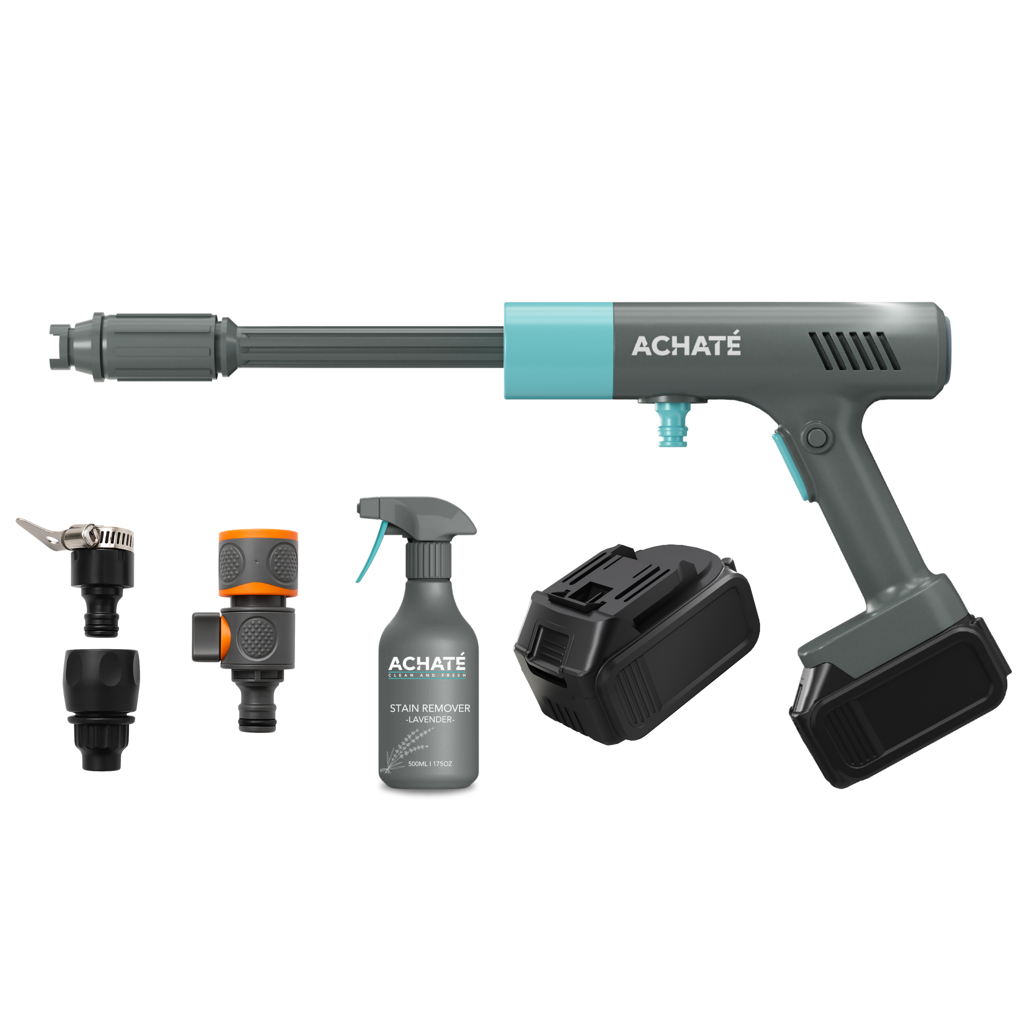 Achaté Cordless Pressure Washer Bundle