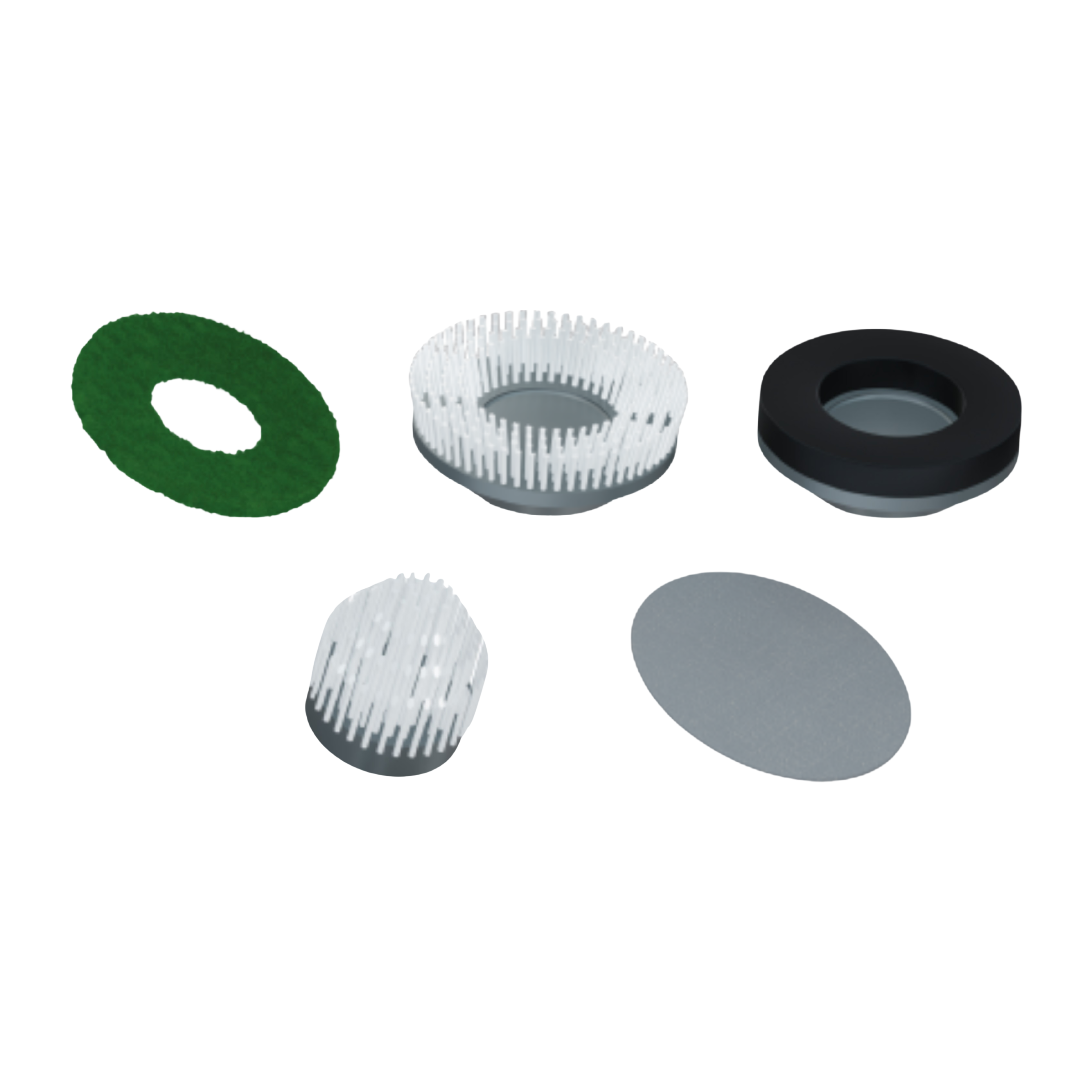 Achaté Elektrische Schoonmaakborstel - extra borstels