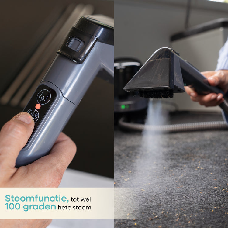 Achaté Vlekkenreiniger PRO met Stoom & Heet Water