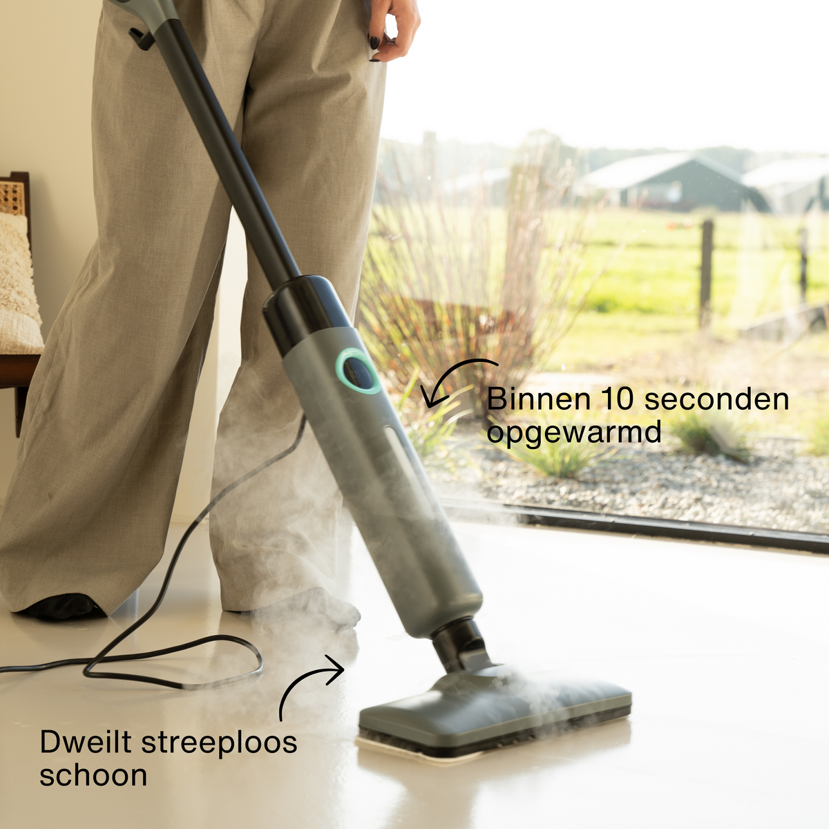 stoomreiniger schoenen