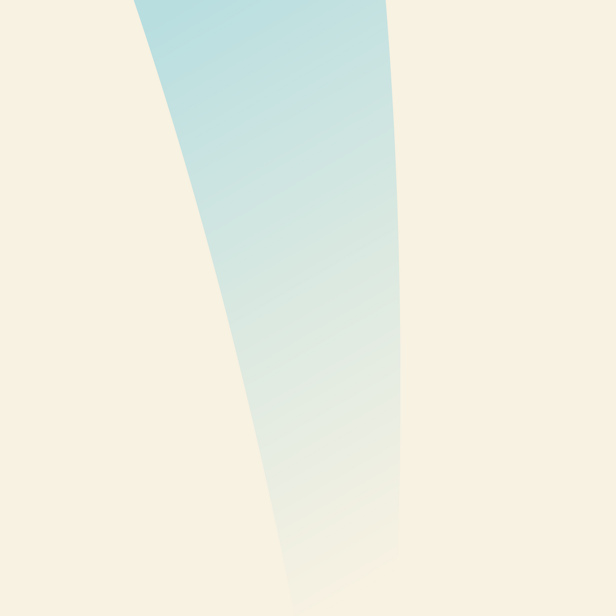 Abstract minimalist image with soft, curved shapes in light beige and pale blue gradients, creating a calm and clean visual effect.