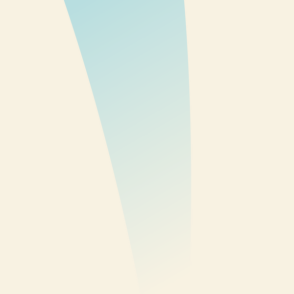 Abstract minimalist image with soft, curved shapes in light beige and pale blue gradients, creating a calm and clean visual effect.
