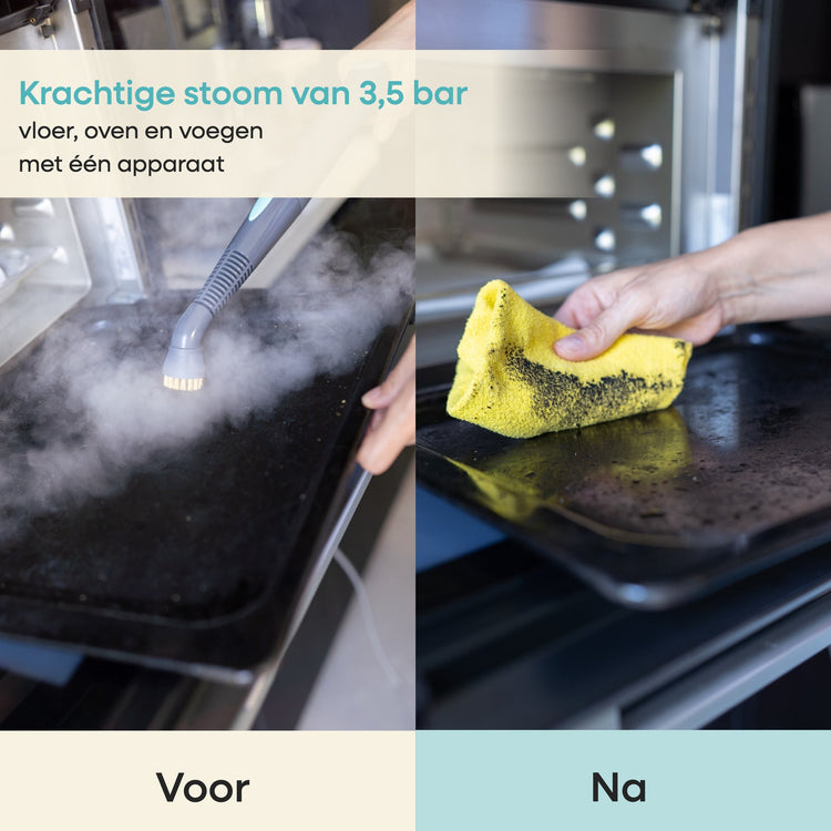 Achaté Stoomreiniger PRO V2 met krachtige stoom van 3,5 bar