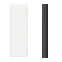 Achaté Elektrische Raamwisser - Microvezeldoek & Siliconen Lip