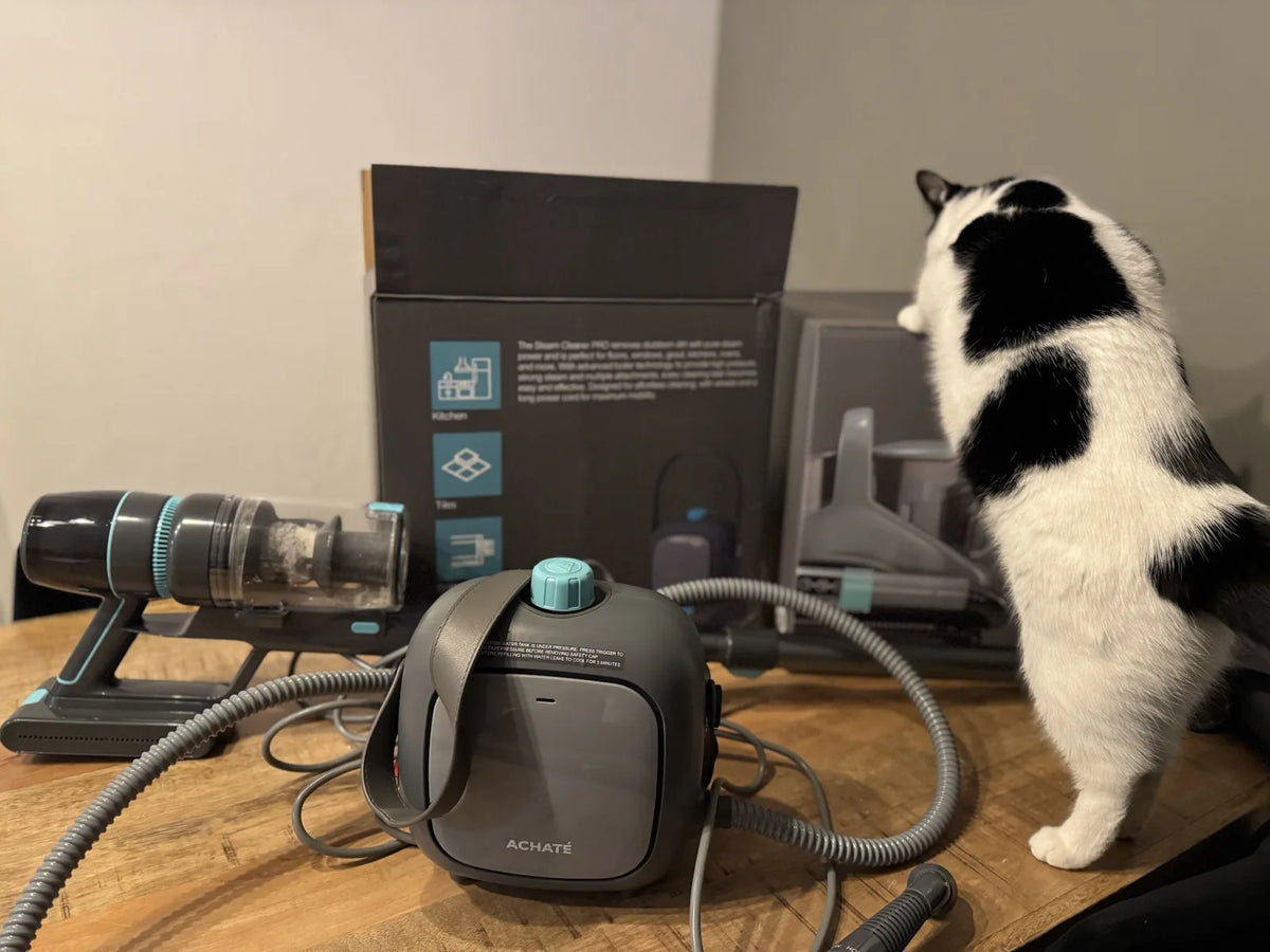 Klantfoto Achaté Stoomreiniger PRO V2