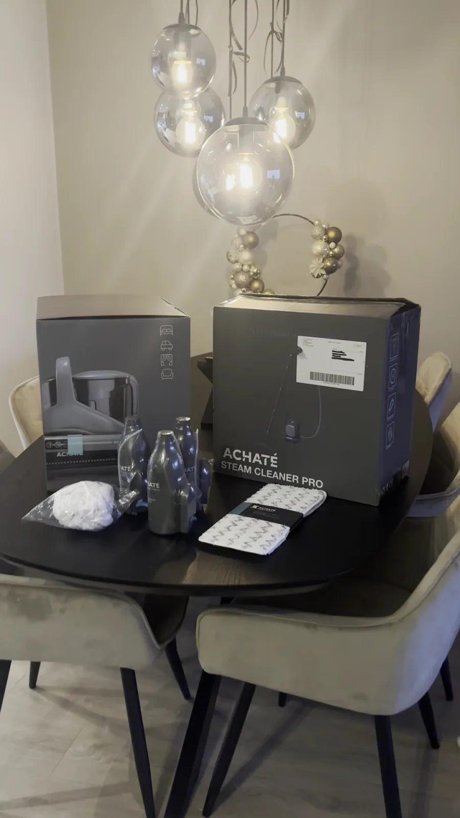 Klantfoto Achaté Stoomreiniger PRO V2