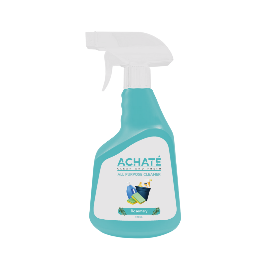 Achaté Detergente per macchie - Detergente per tappeti - Spray - Profumo di lavanda - 473 ml