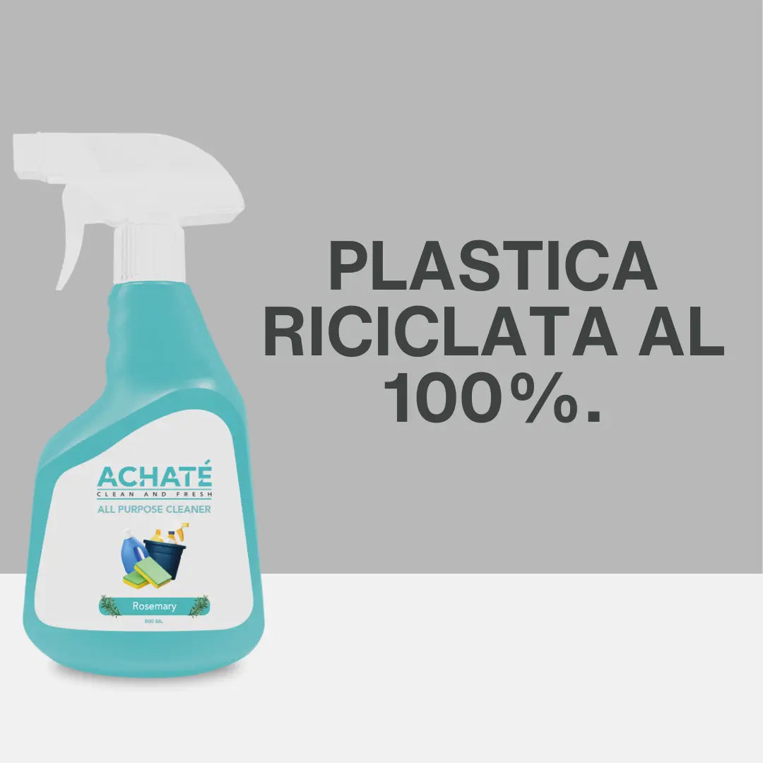 Achaté Detergente per macchie - Detergente per tappeti - Spray - Profumo di lavanda - 473 ml